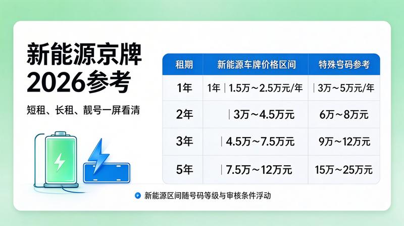 京牌指标租赁市场